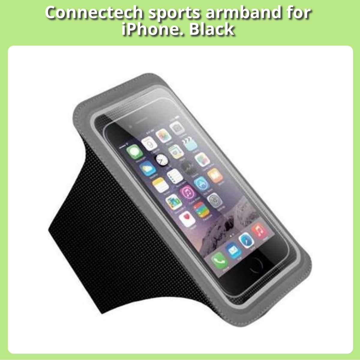 Anmeldelse af Connectech sports armband for iPhone. Black