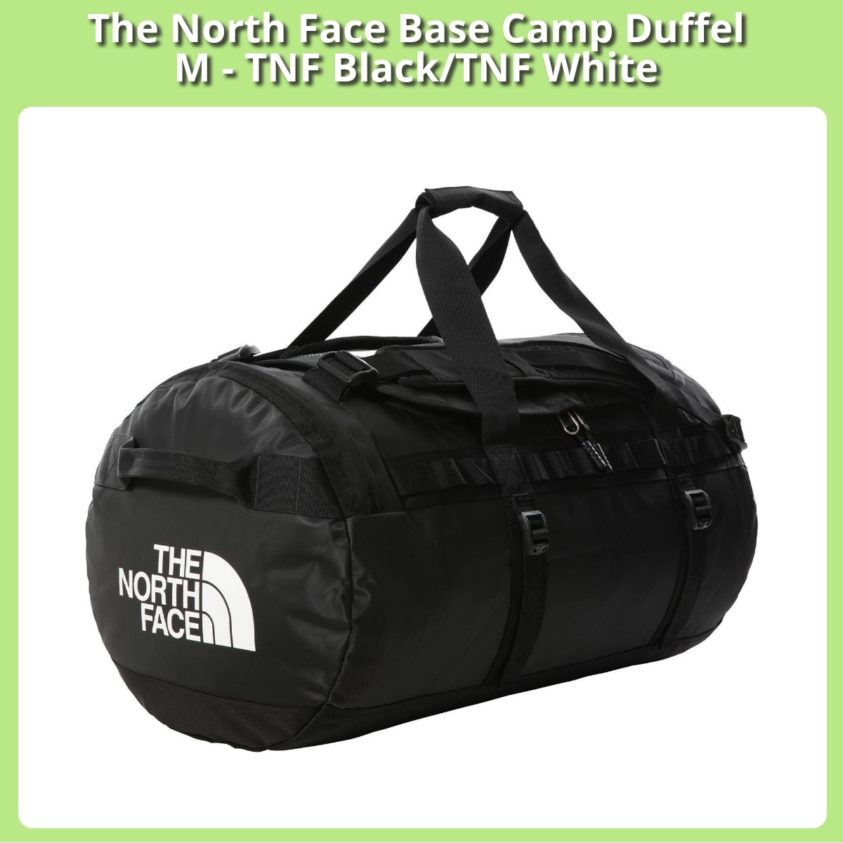 Anmeldelse af The North Face Base Camp Duffel M - TNF Black/TNF White
