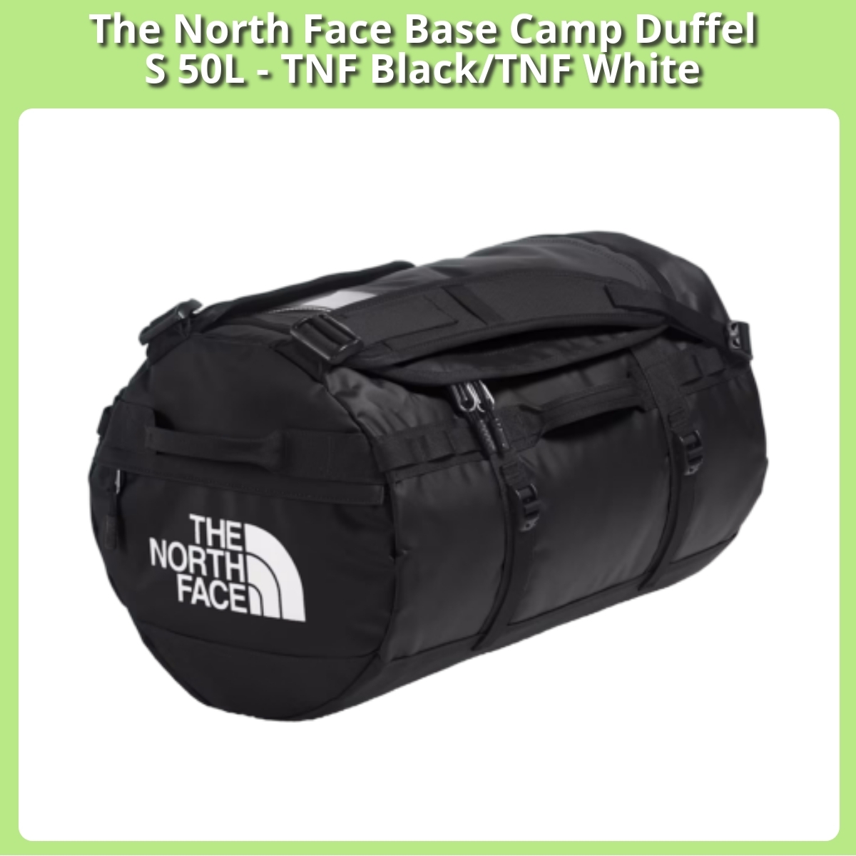 Anmeldelse af The North Face Base Camp Duffel S 50L - TNF Black/TNF White