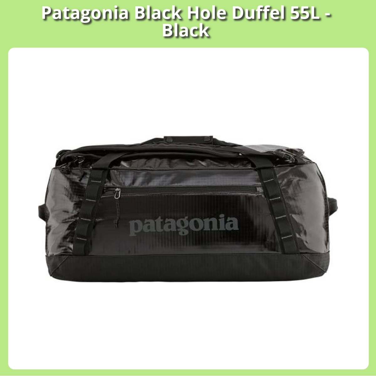 Anmeldelse af Patagonia Black Hole Duffel 55L - Black