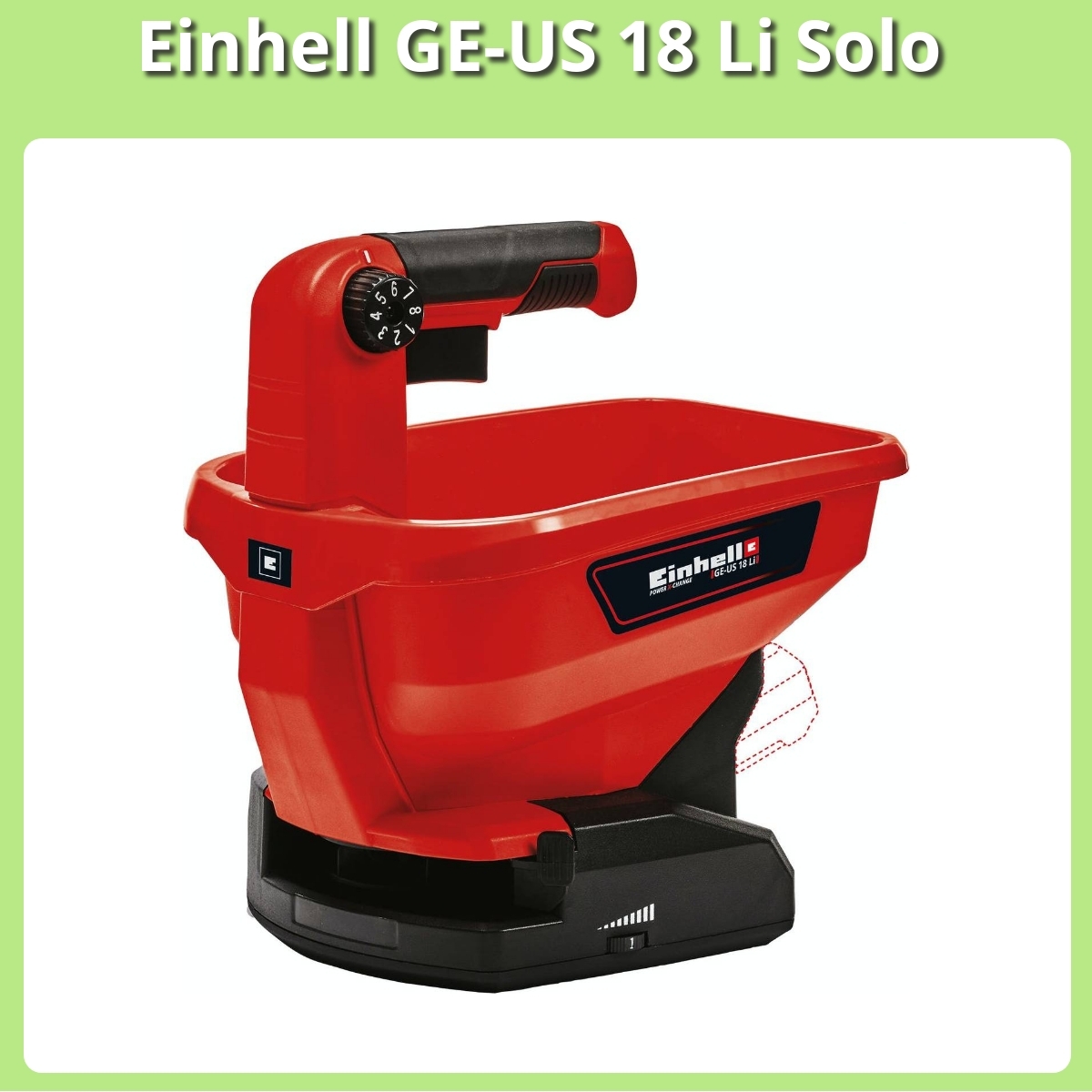 Anmeldelse af Einhell GE-US 18 Li Solo