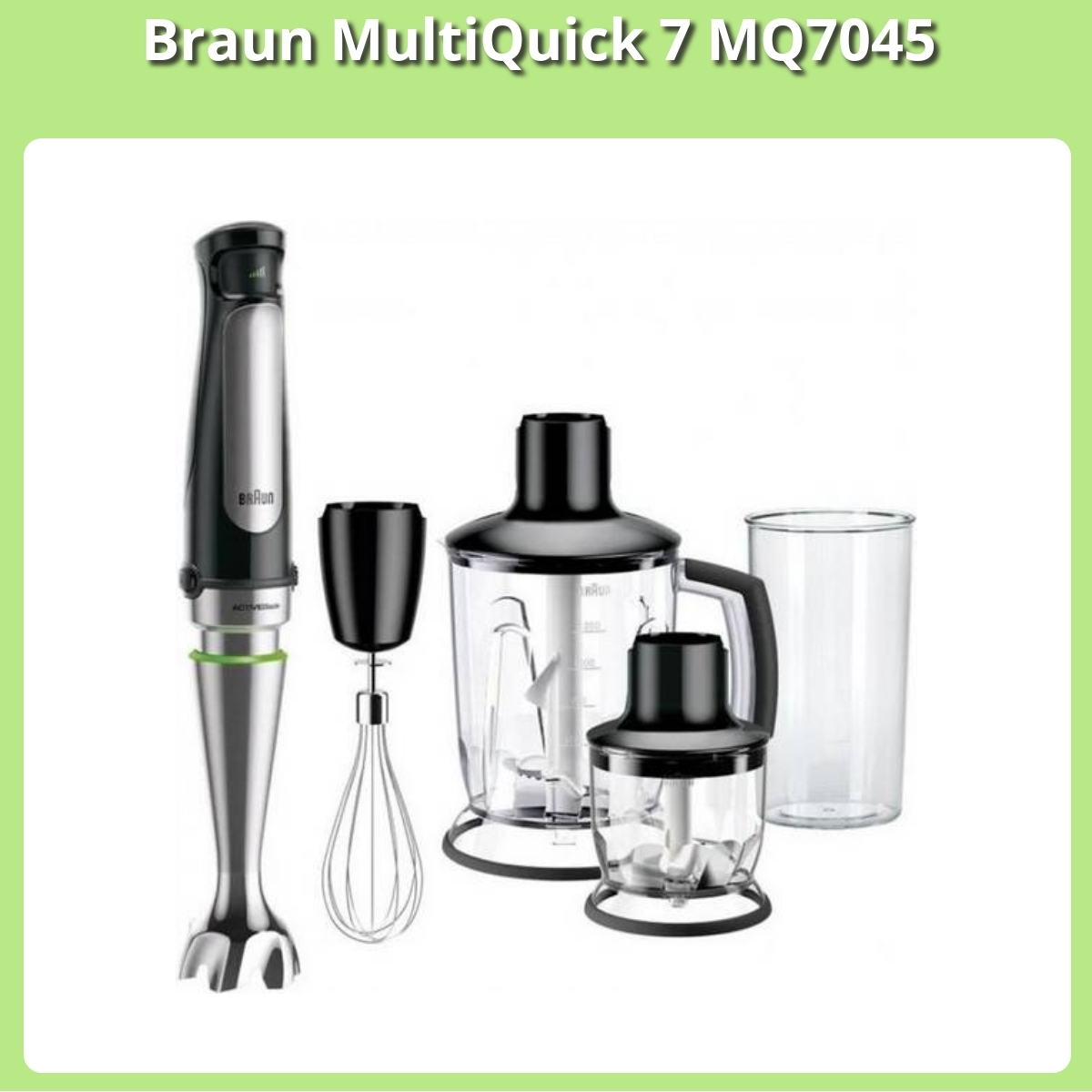 Anmeldelse af Braun MultiQuick 7 MQ7045