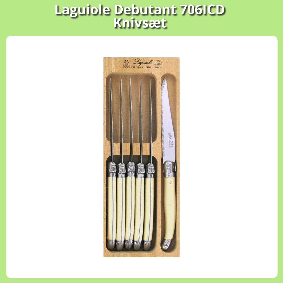 Anmeldelse af Laguiole Debutant 706ICD Knivsæt