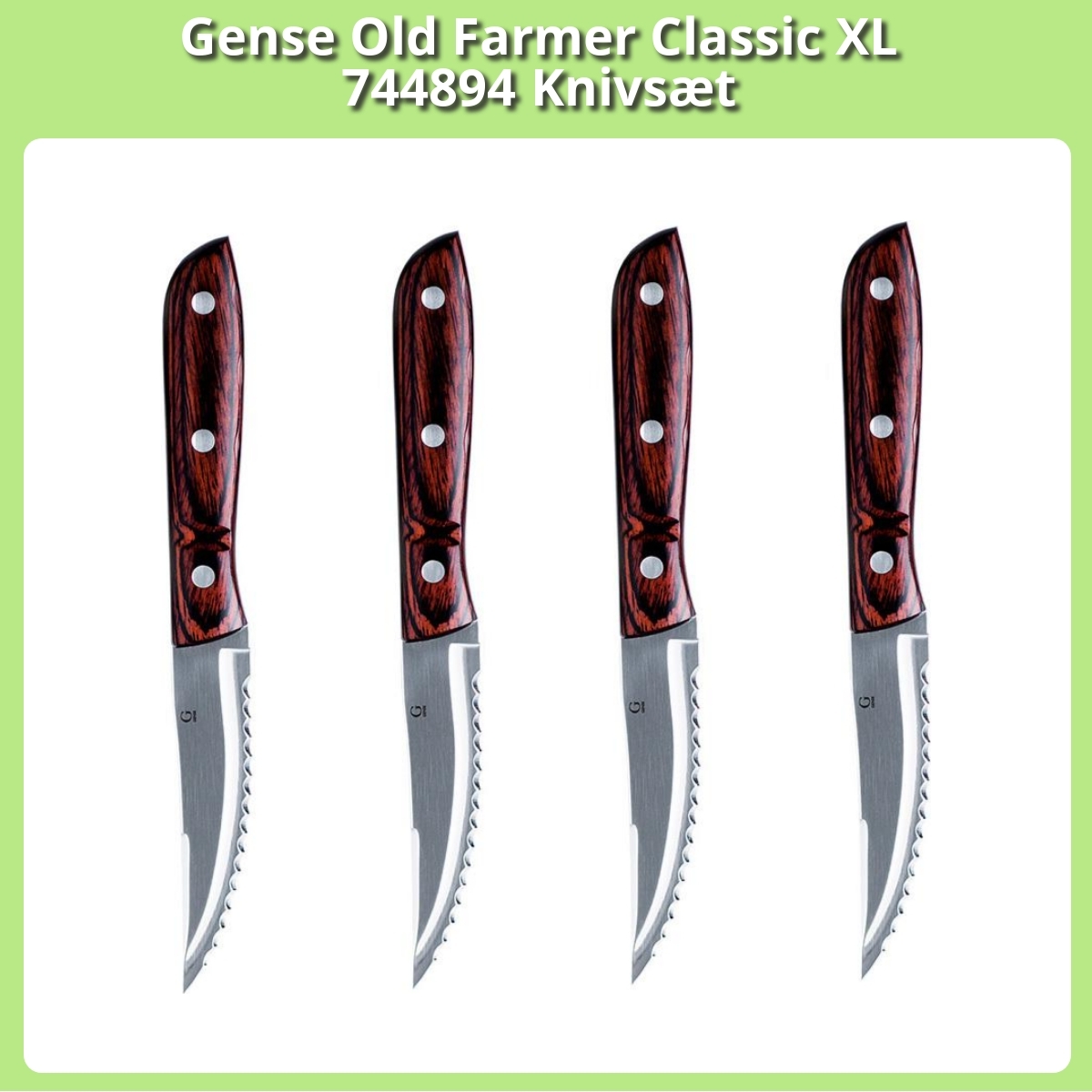 Anmeldelse af Gense Old Farmer Classic XL 744894 Knivsæt