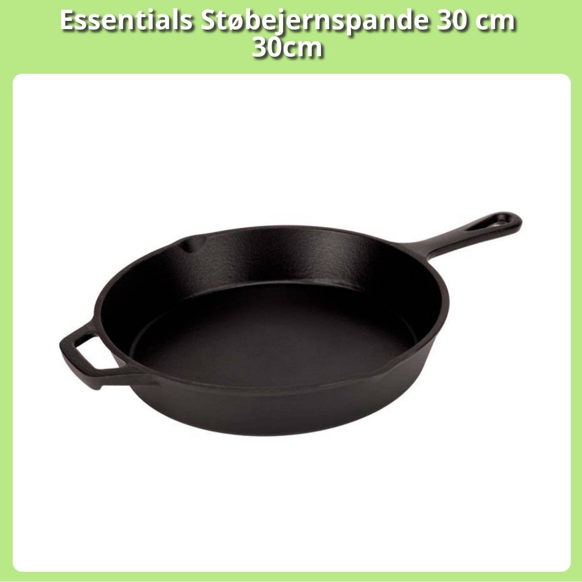 Anmeldelse af Essentials Støbejernspande 30 cm 30cm