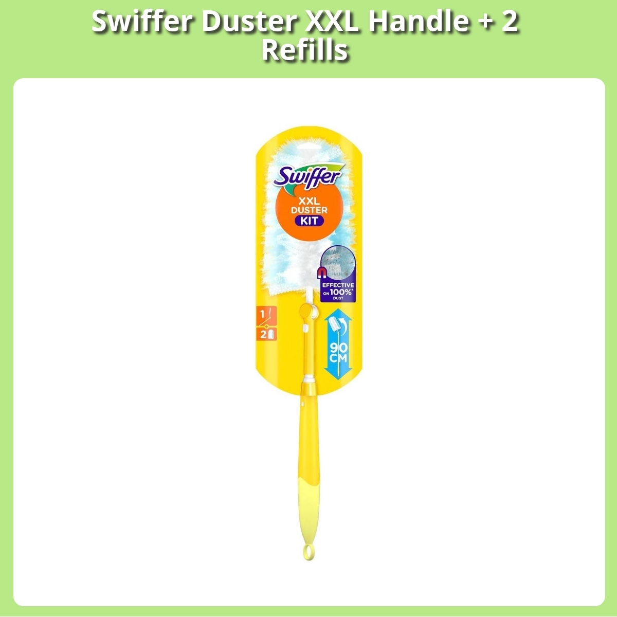 Anmeldelse af Swiffer Duster XXL Handle + 2 Refills