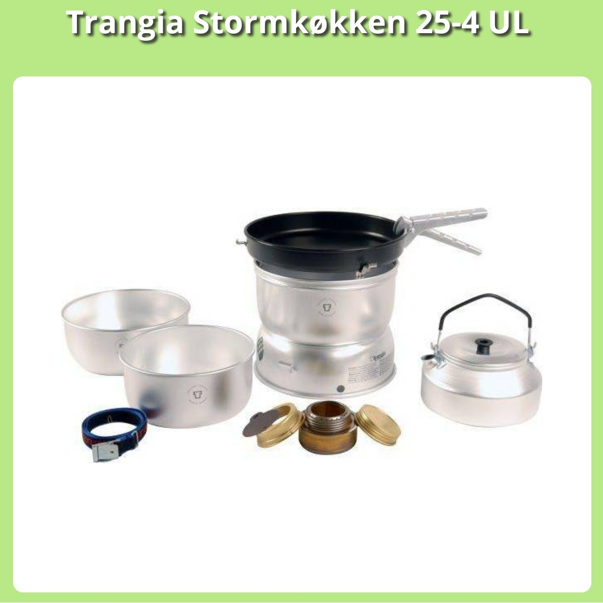 Anmeldelse af Trangia Stormkøkken 25-4 UL