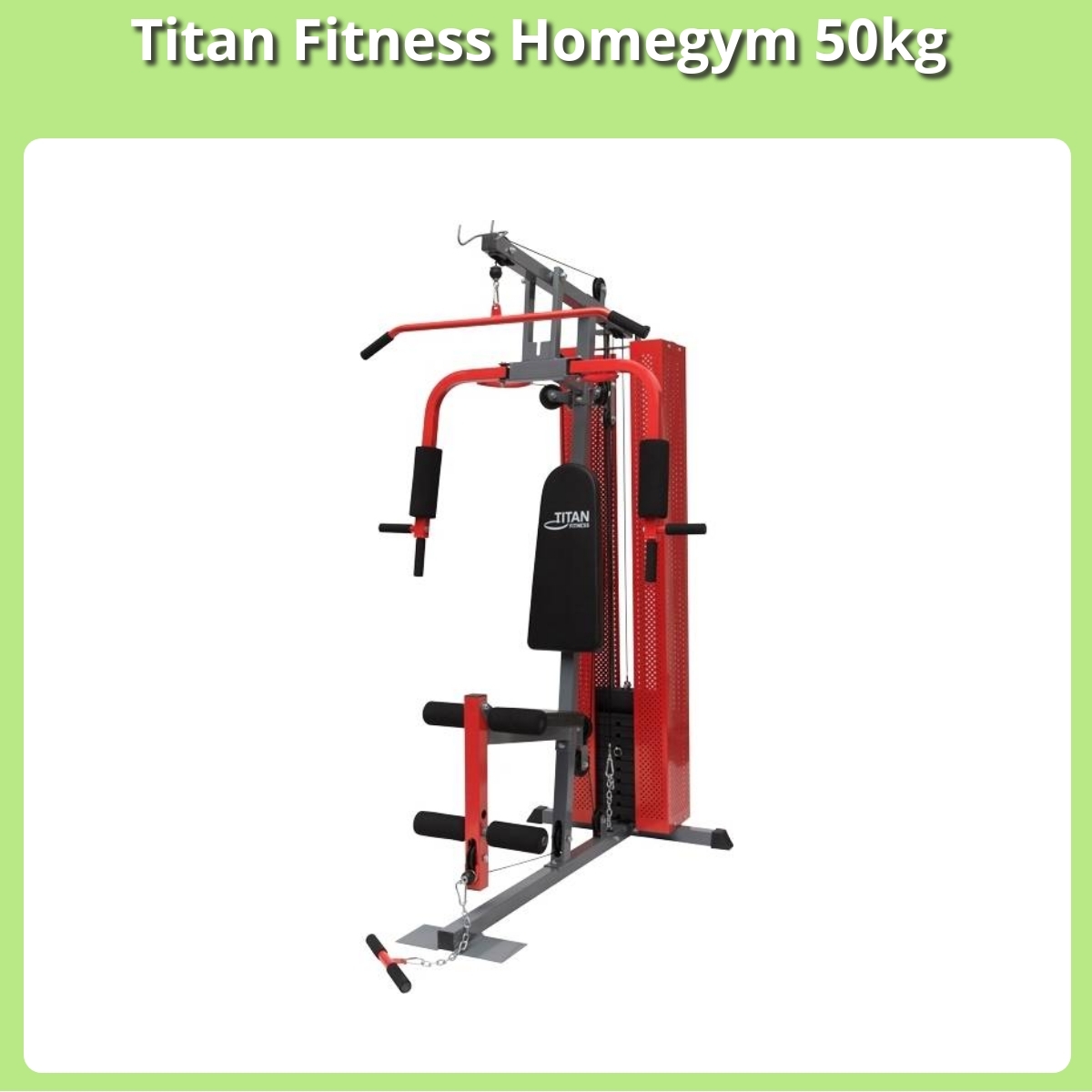 Anmeldelse af Titan Fitness Homegym 50kg