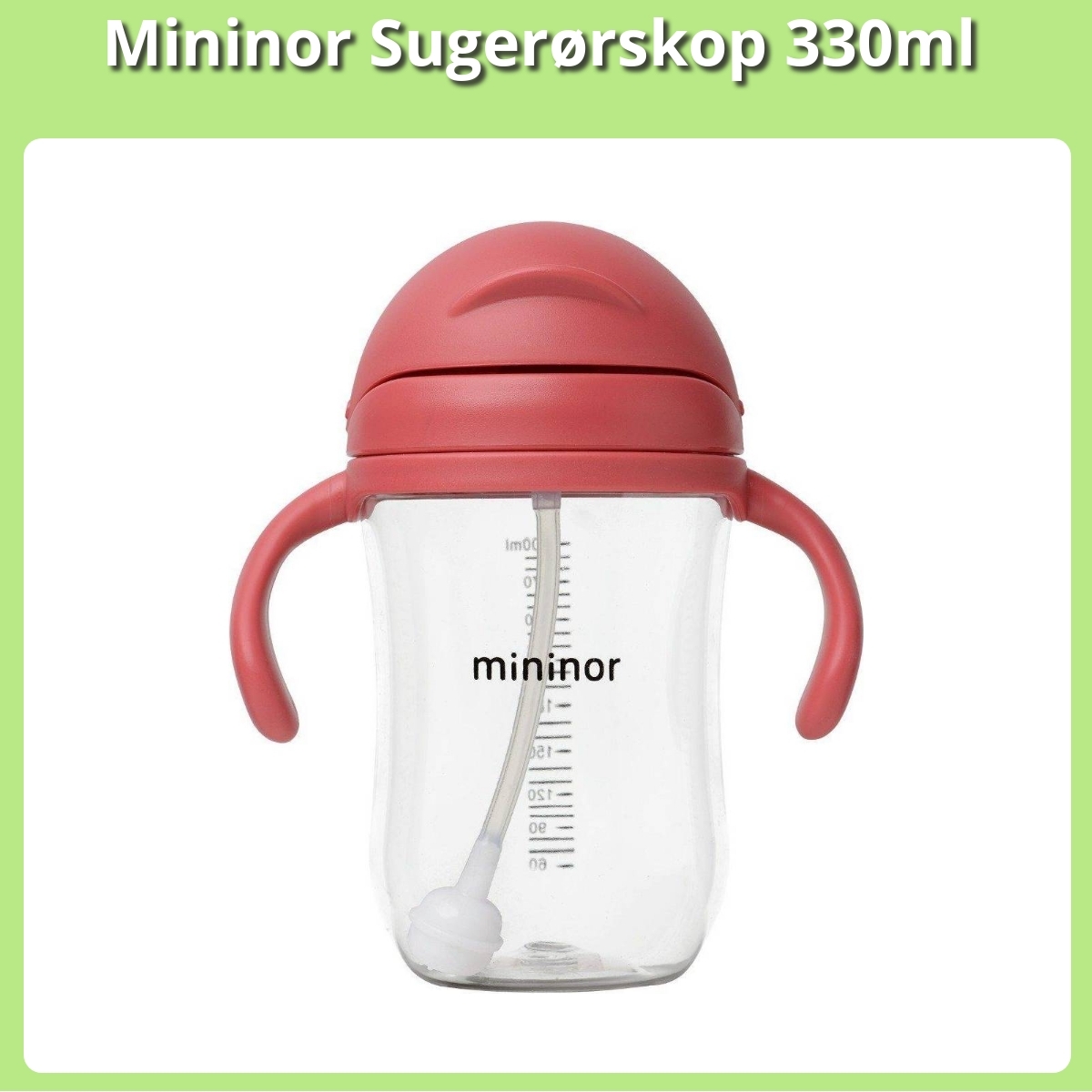 Anmeldelse af Mininor Sugerørskop 330ml