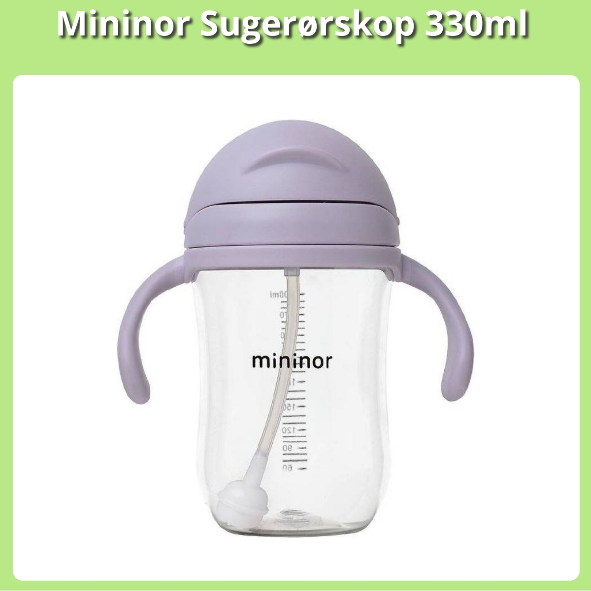 Anmeldelse af Mininor Sugerørskop 330ml