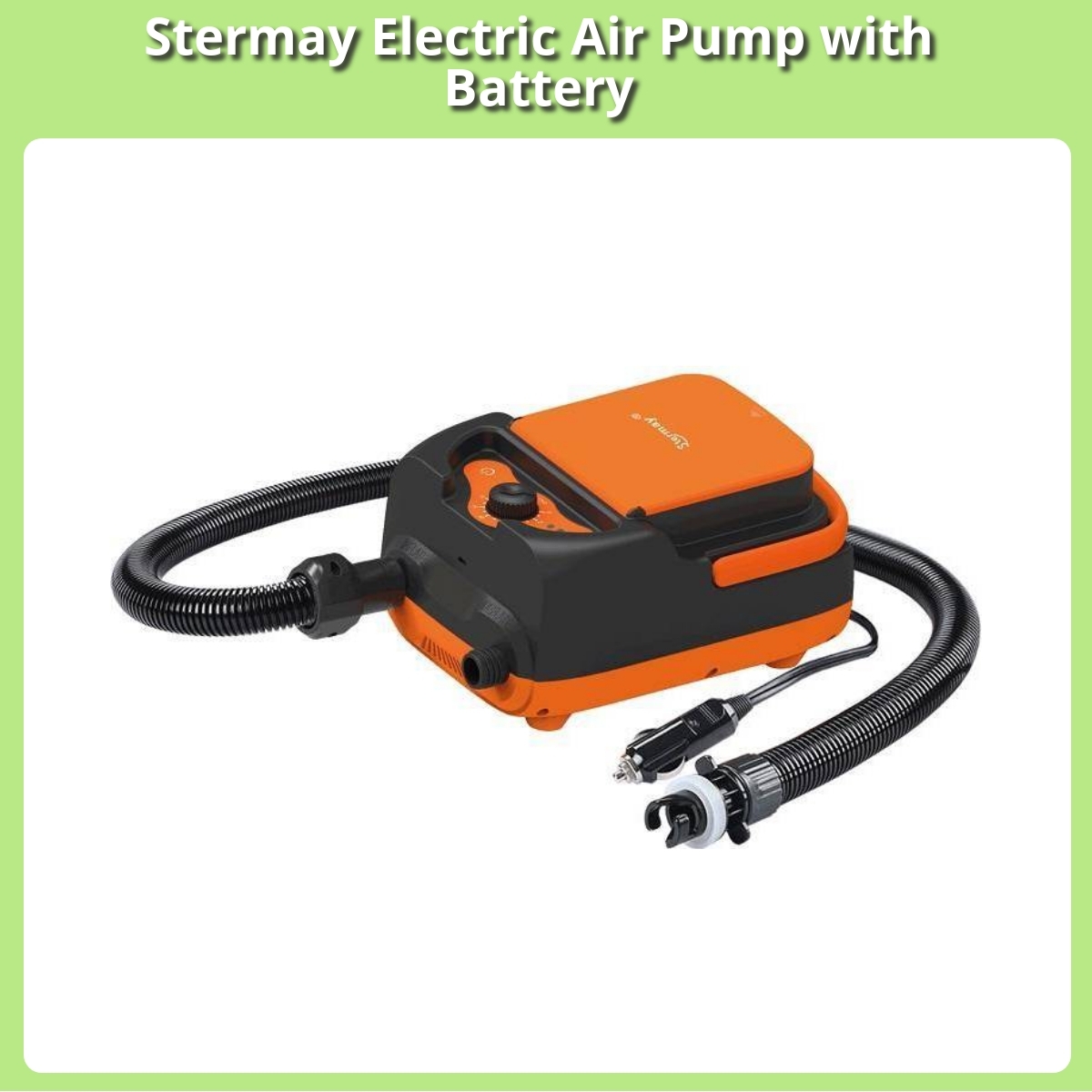 Anmeldelse af Stermay Electric Air Pump with Battery