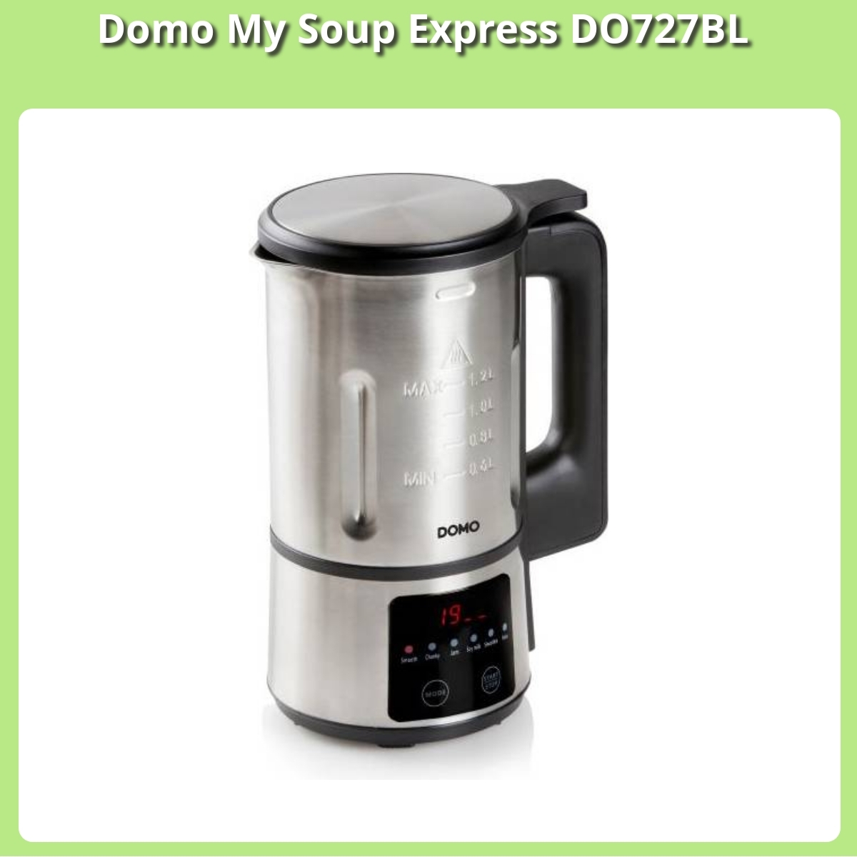 Anmeldelse af Domo My Soup Express DO727BL