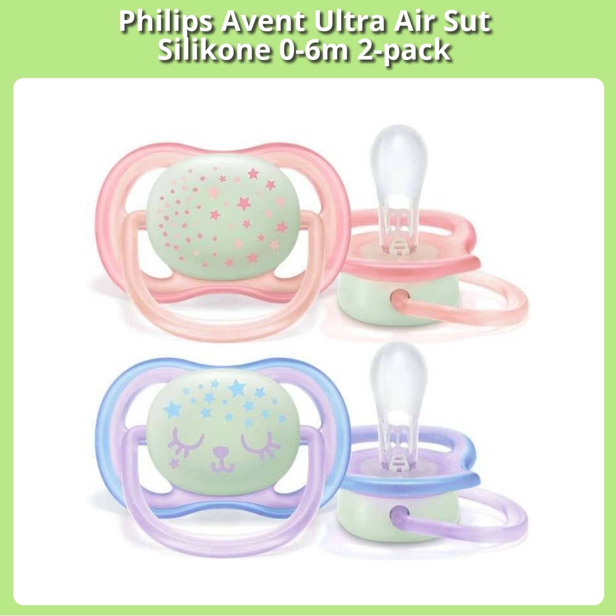Anmeldelse af Philips Avent Ultra Air Sut Silikone 0-6m 2-pack