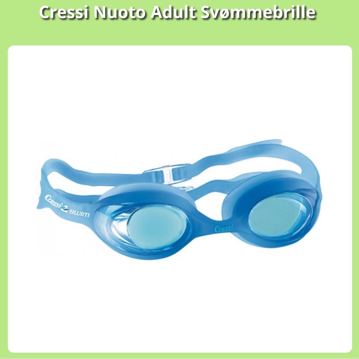 Anmeldelse af Cressi Nuoto Adult Svømmebrille
