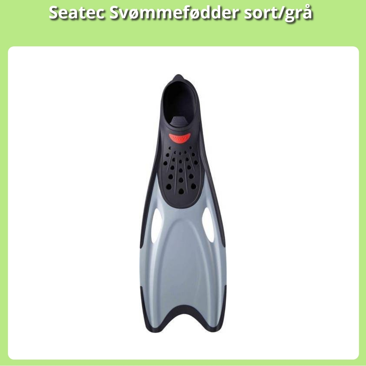 Anmeldelse af Seatec Svømmefødder sort/grå