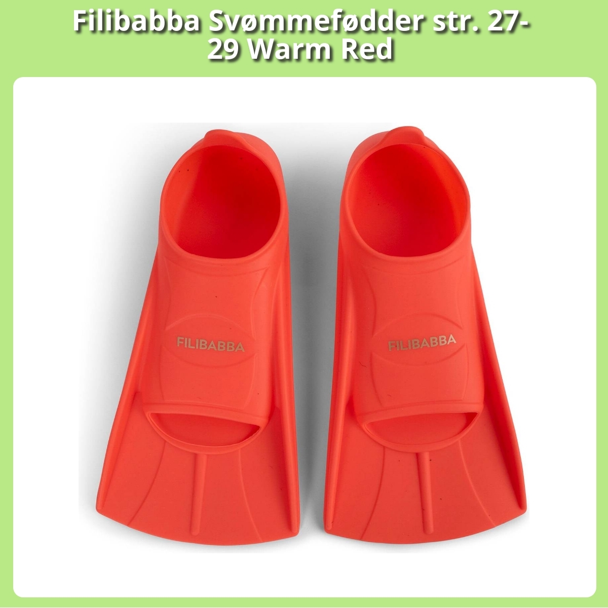 Anmeldelse af Filibabba Svømmefødder str. 27-29 Warm Red