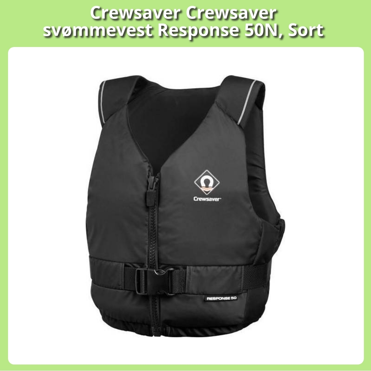 Anmeldelse af Crewsaver Crewsaver svømmevest Response 50N, Sort