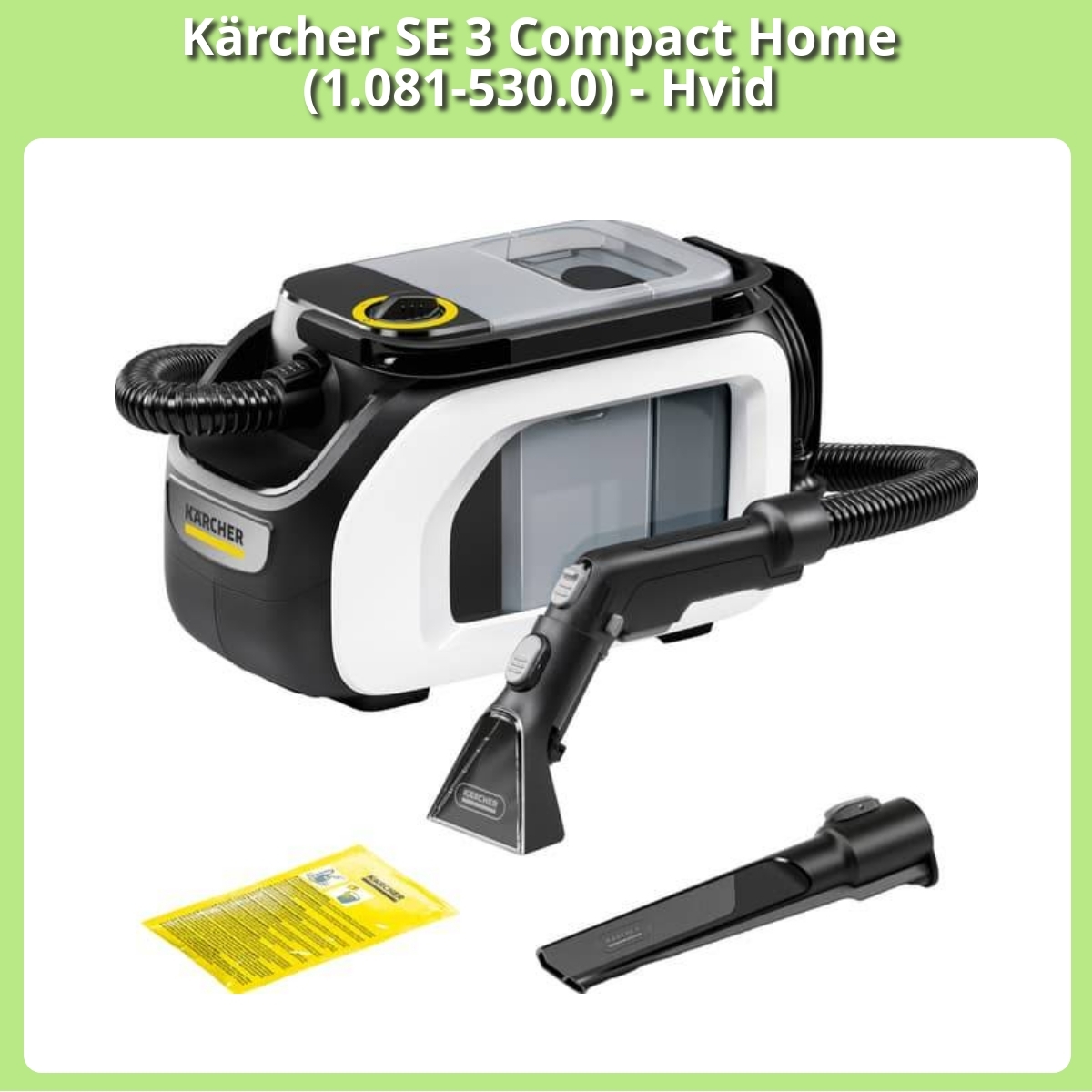 Anmeldelse af Kärcher SE 3 Compact Home (1.081-530.0) - Hvid