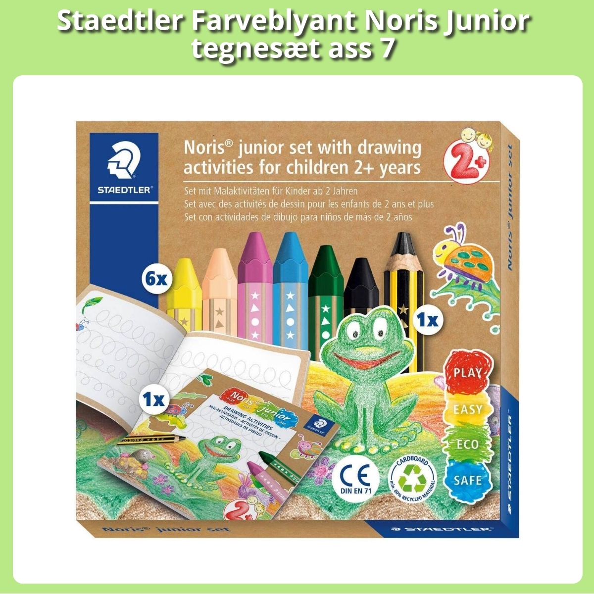 Anmeldelse af Staedtler Farveblyant Noris Junior tegnesæt ass 7