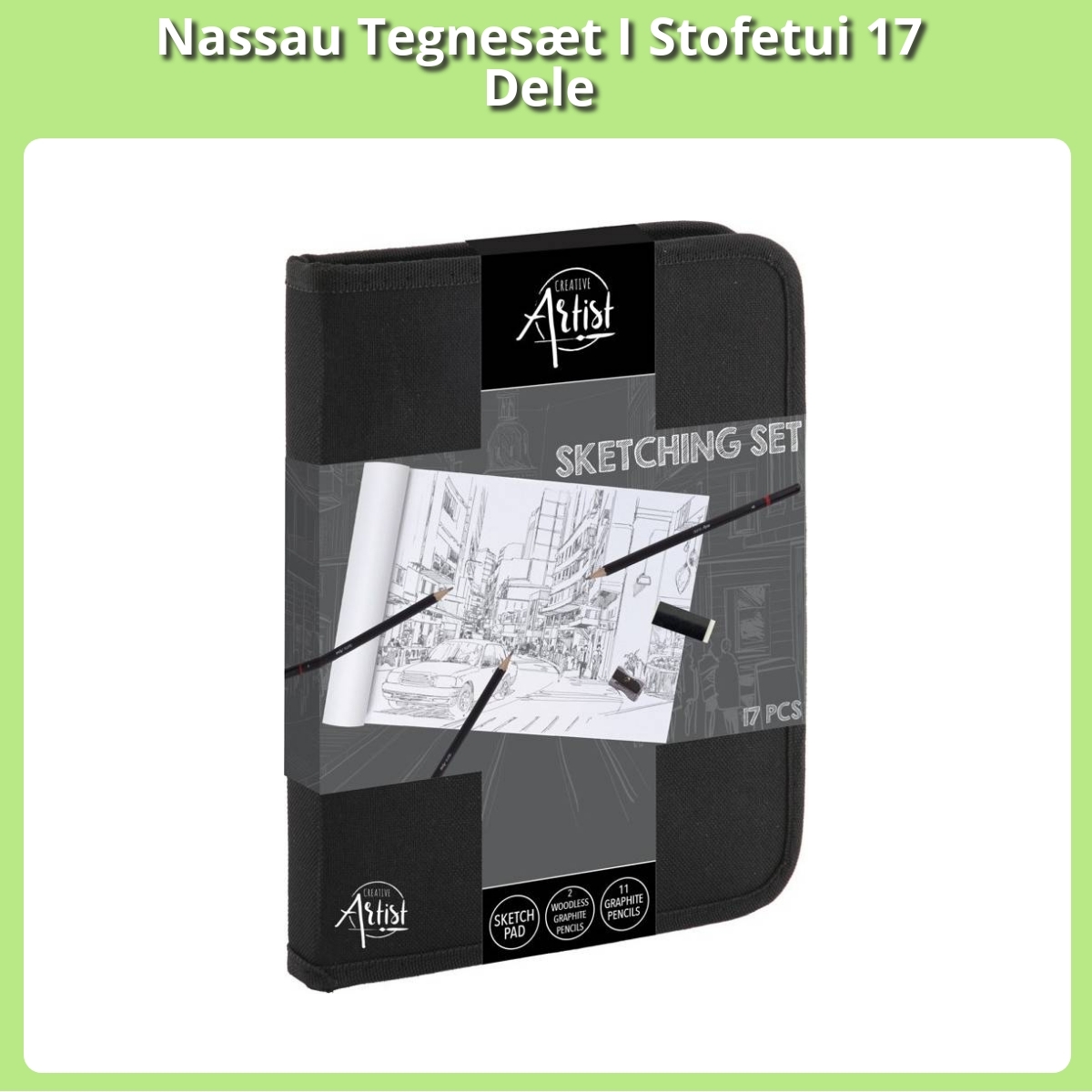 Anmeldelse af Nassau Tegnesæt I Stofetui 17 Dele