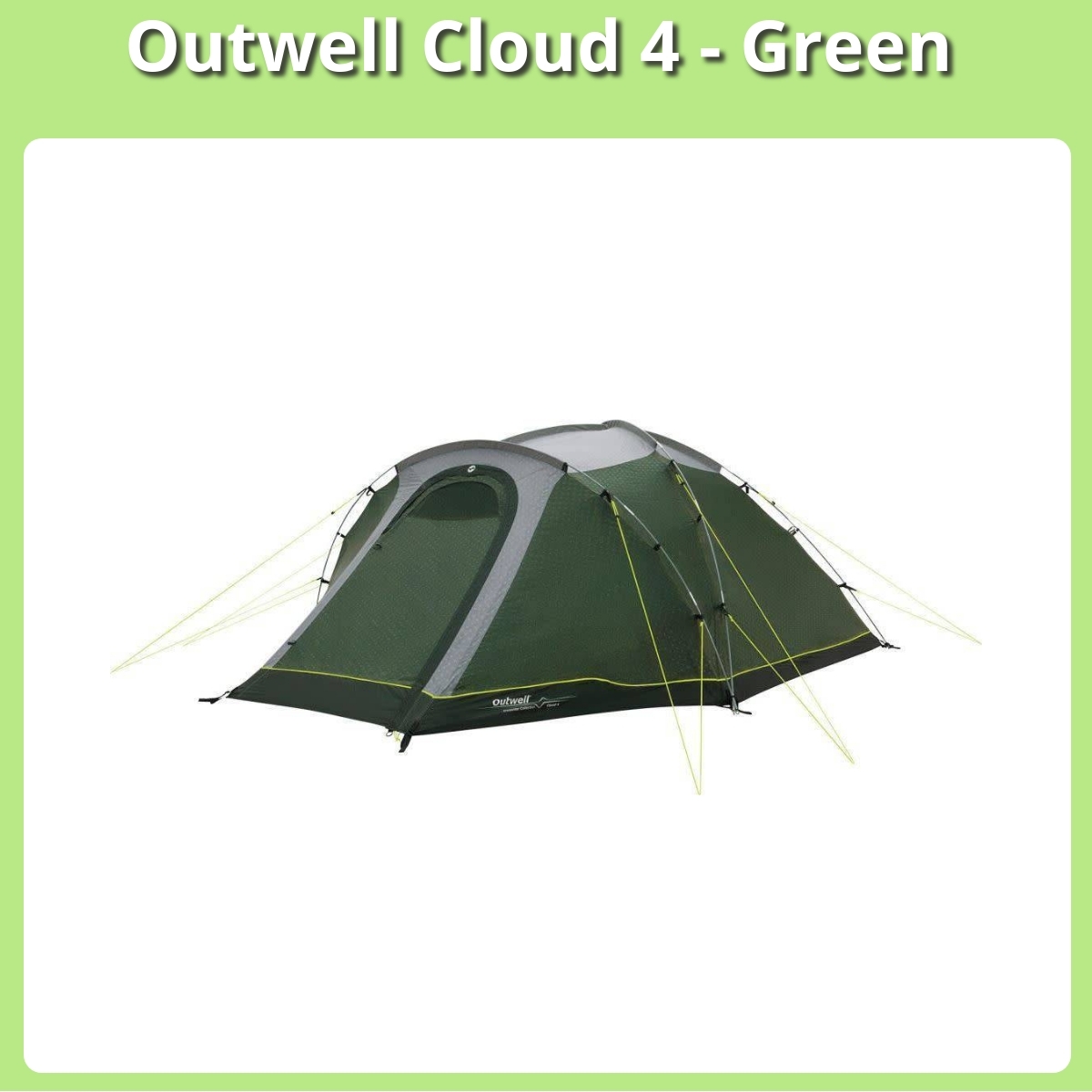 Anmeldelse af Outwell Cloud 4 - Green