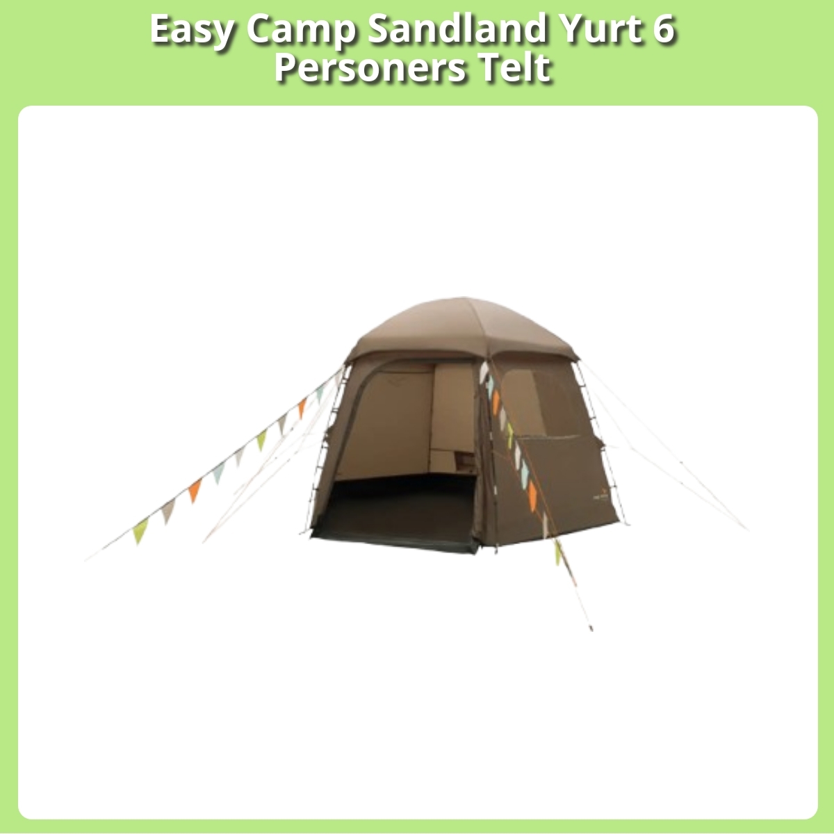 Anmeldelse af Easy Camp Sandland Yurt 6 Personers Telt