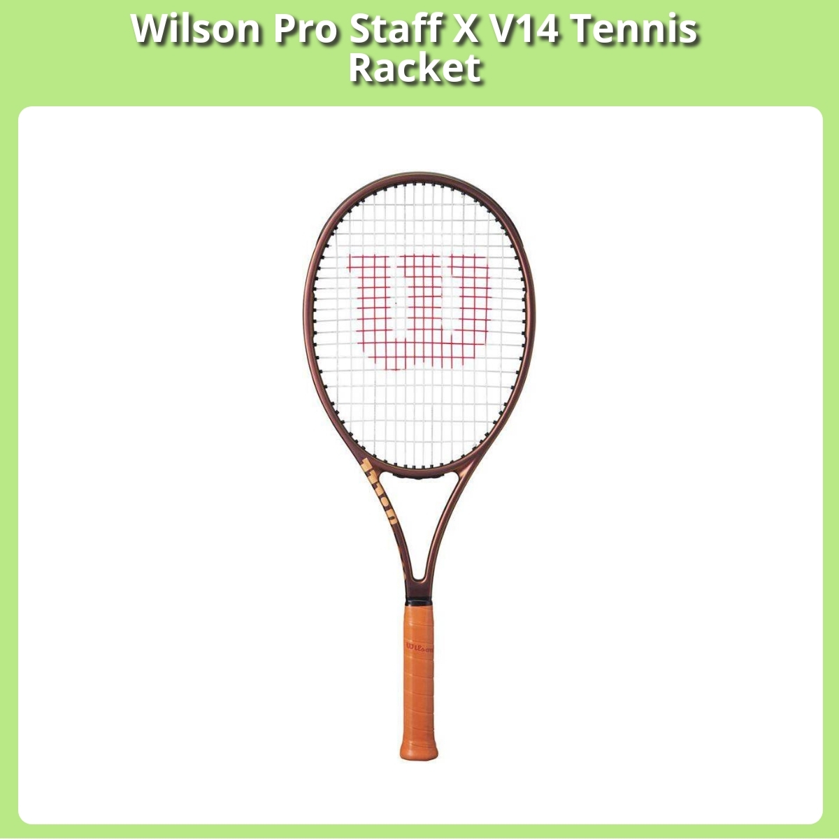 Anmeldelse af Wilson Pro Staff X V14 Tennis Racket