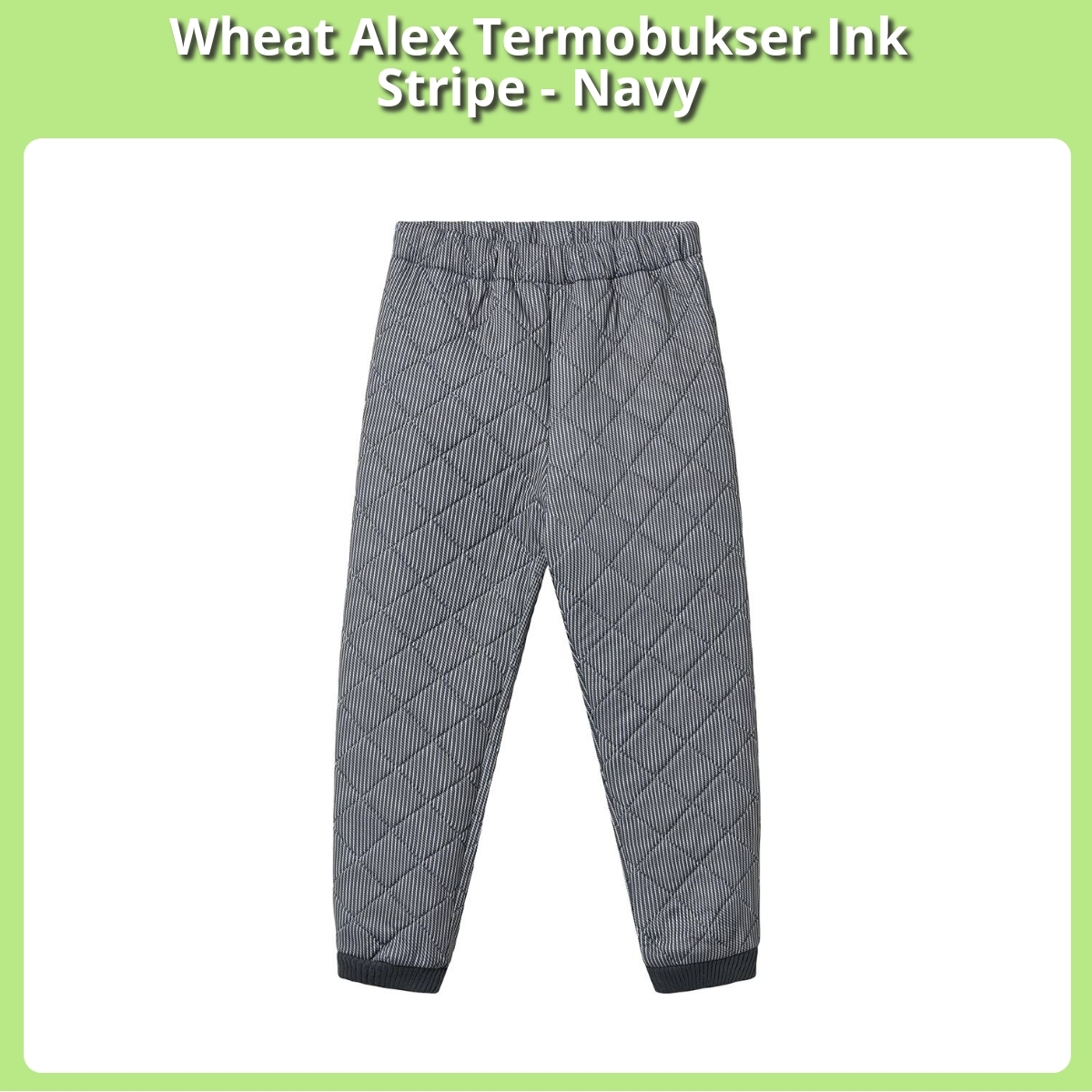 Anmeldelse af Wheat Alex Termobukser Ink Stripe - Navy