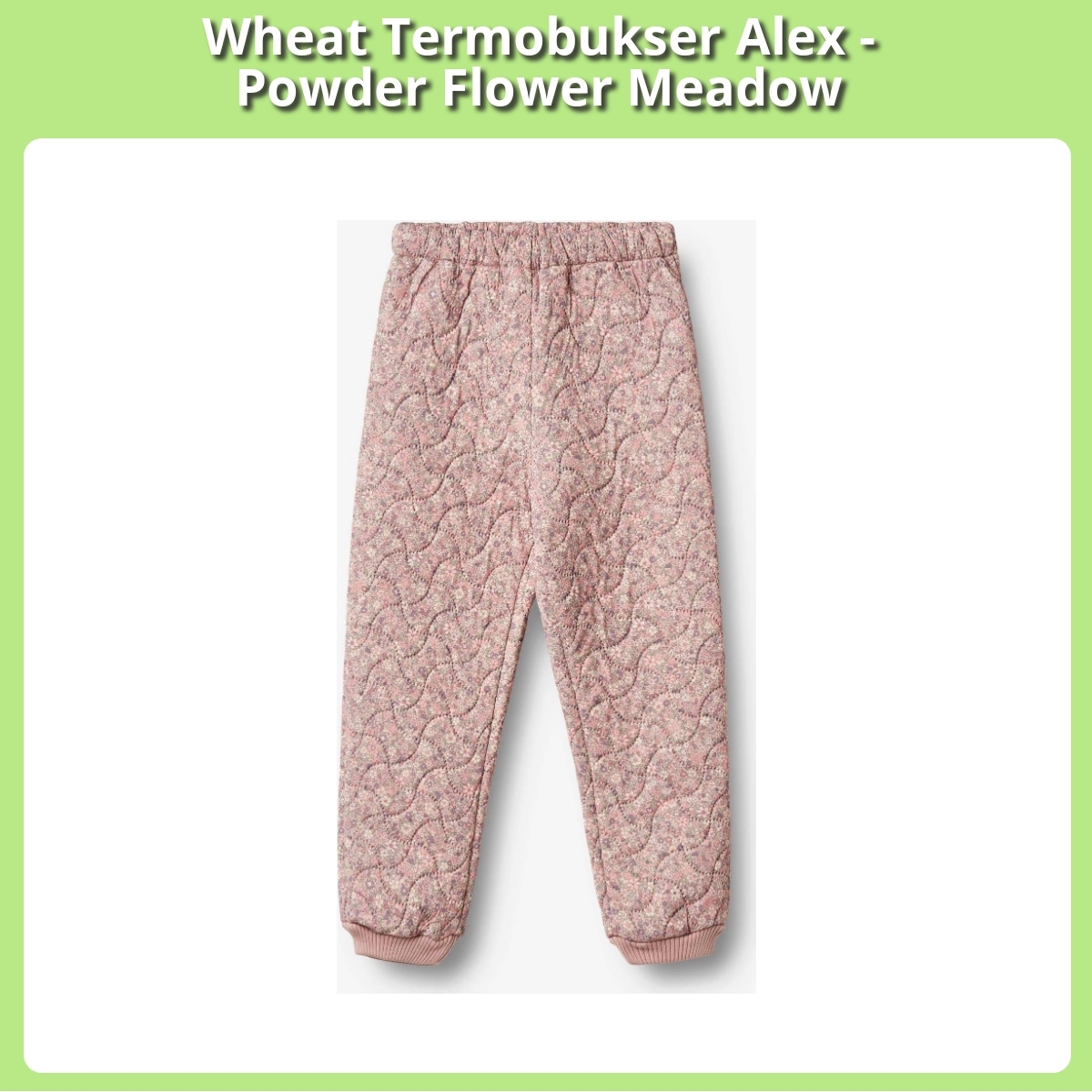Anmeldelse af Wheat Termobukser Alex - Powder Flower Meadow