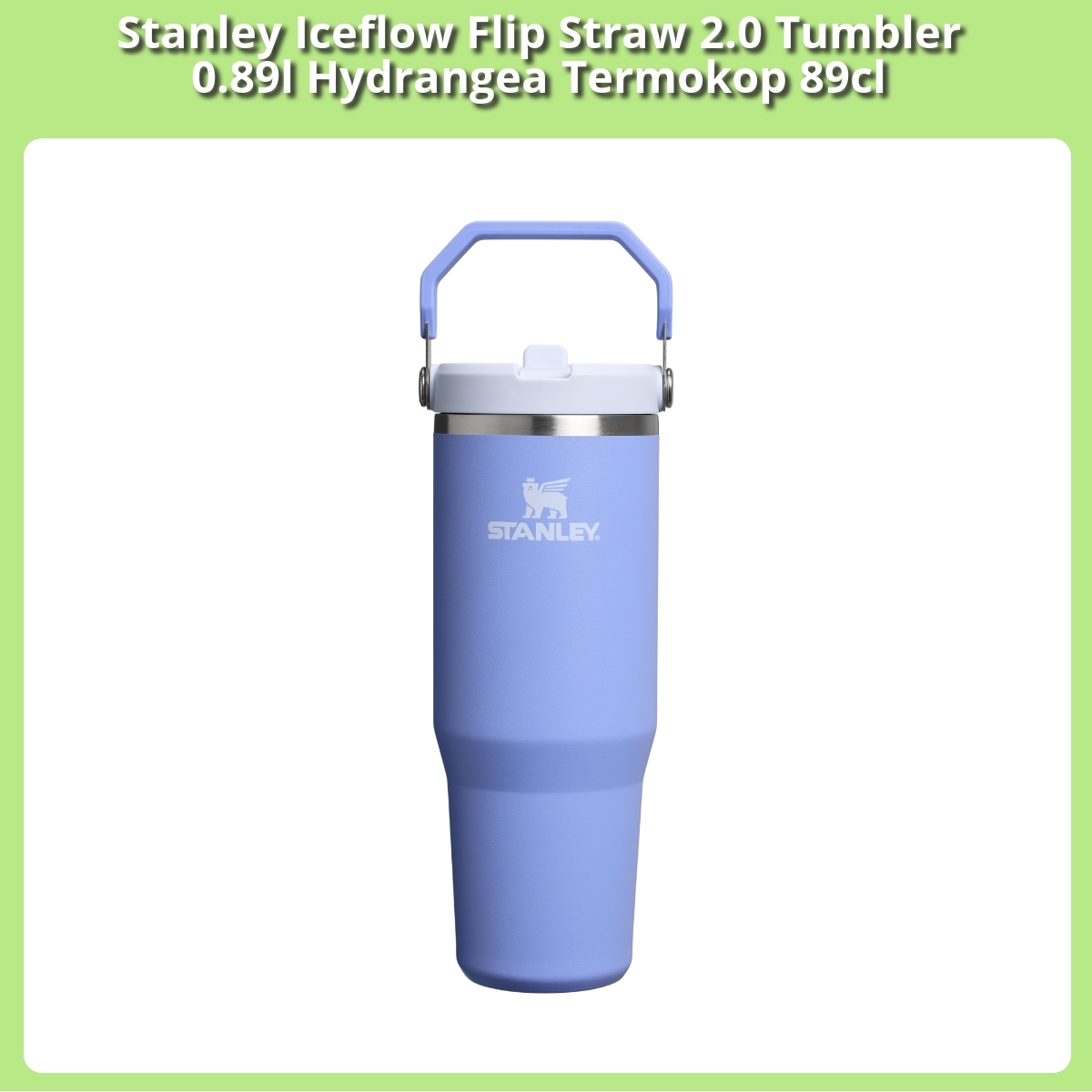 Anmeldelse af Stanley Iceflow Flip Straw 2.0 Tumbler 0.89l Hydrangea Termokop 89cl