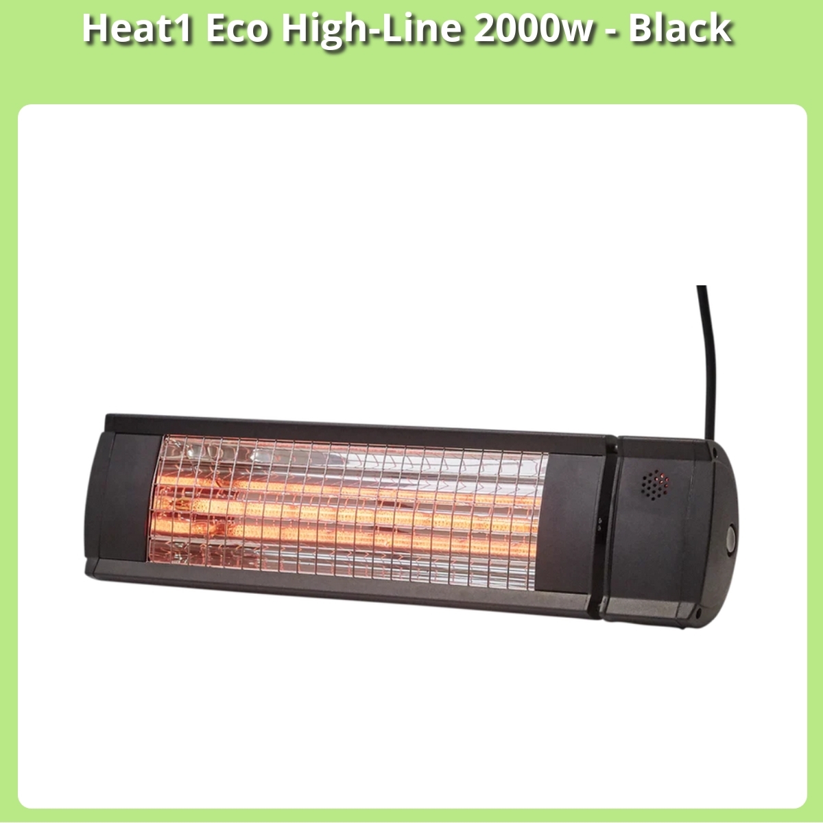 Anmeldelse af Heat1 Eco High-Line 2000w - Black