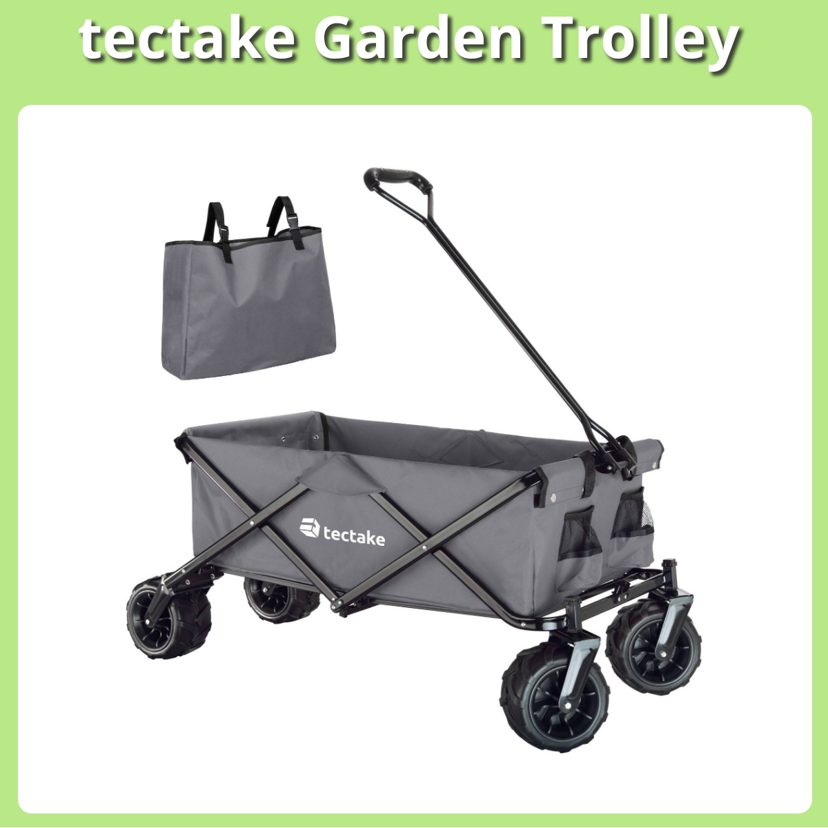 Anmeldelse af tectake Garden Trolley