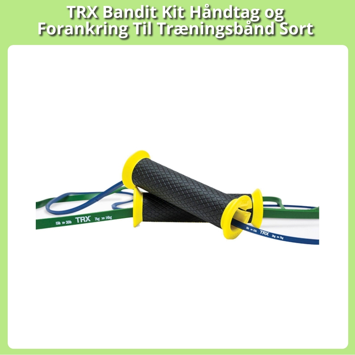 Anmeldelse af TRX Bandit Kit Håndtag og Forankring Til Træningsbånd Sort