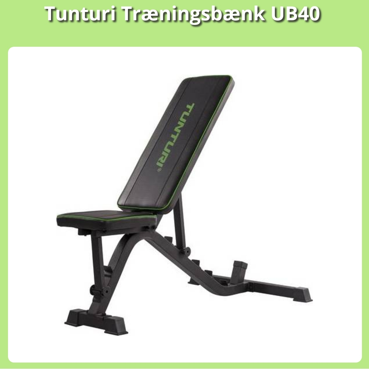 Anmeldelse af Tunturi Træningsbænk UB40