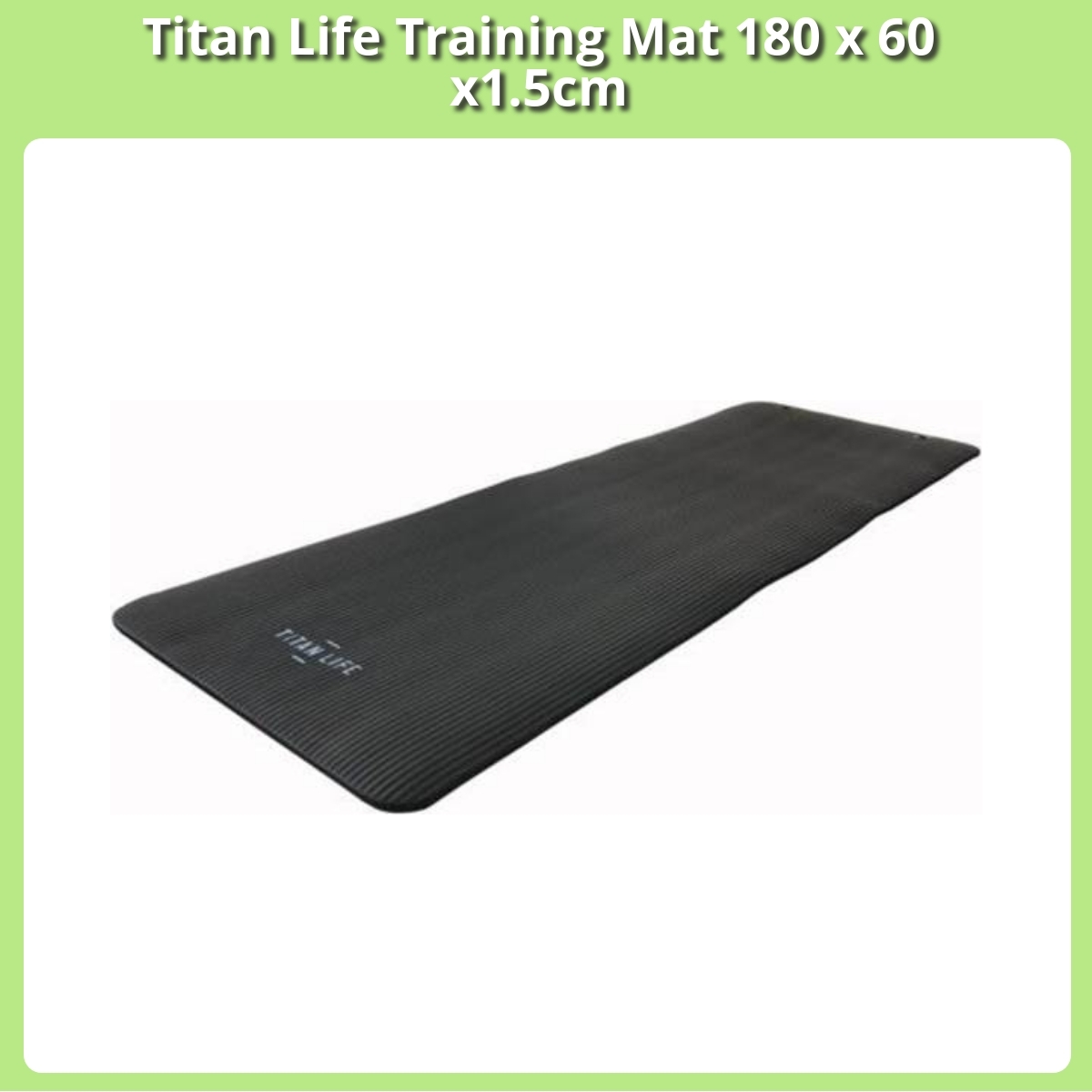 Anmeldelse af Titan Life Training Mat 180 x 60 x1.5cm