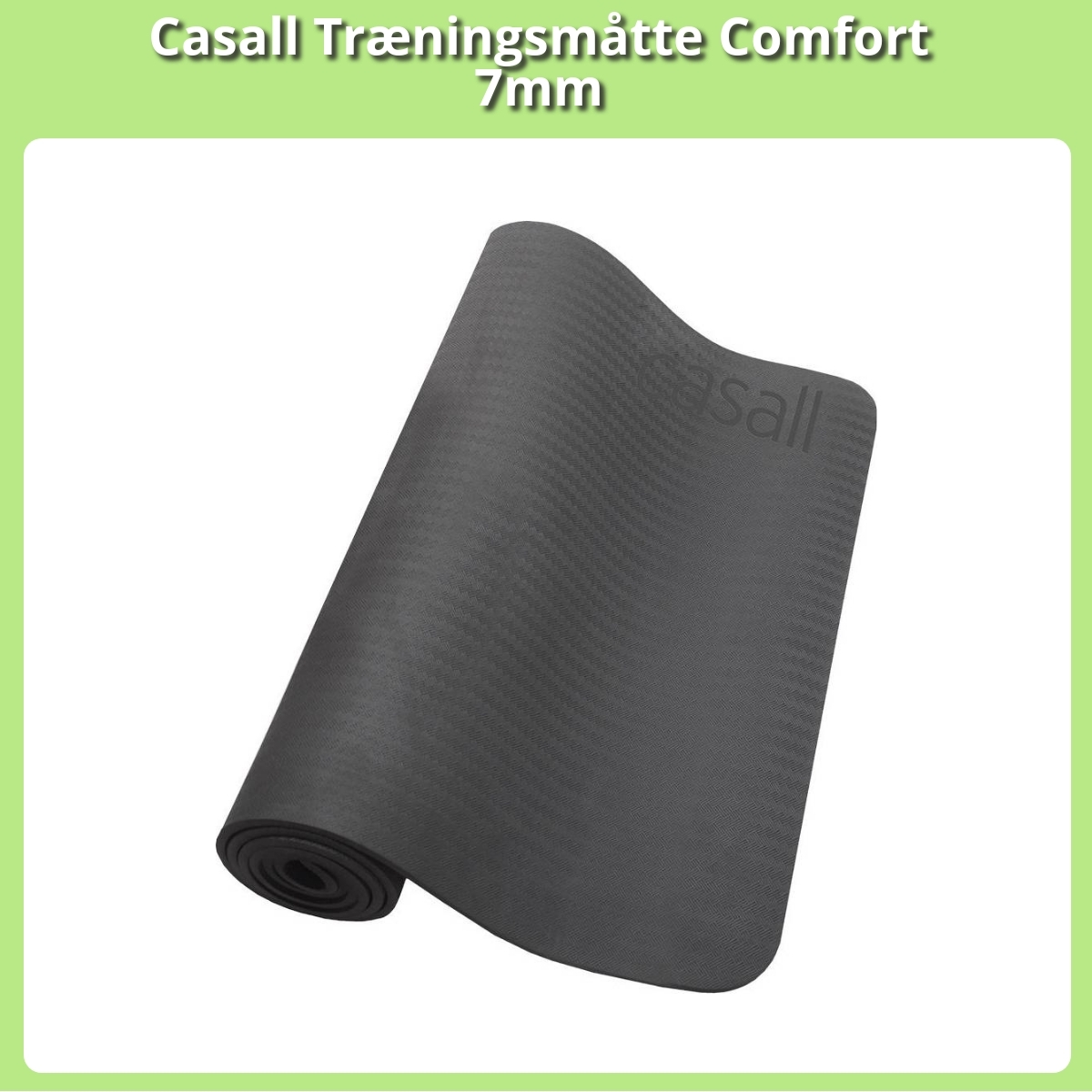 Anmeldelse af Casall Træningsmåtte Comfort 7mm