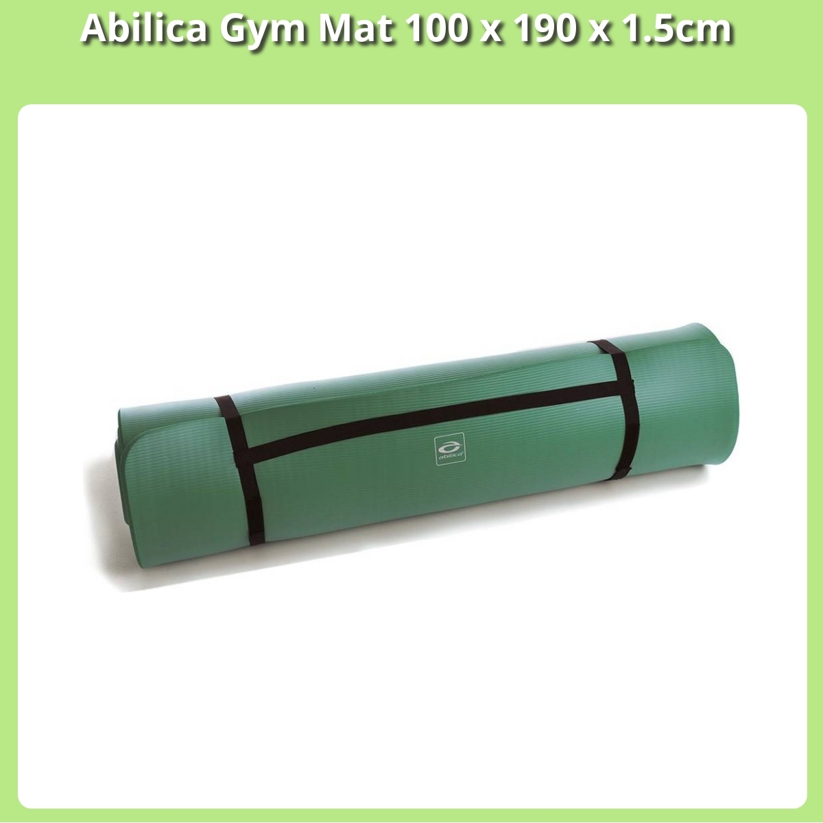 Anmeldelse af Abilica Gym Mat 100 x 190 x 1.5cm