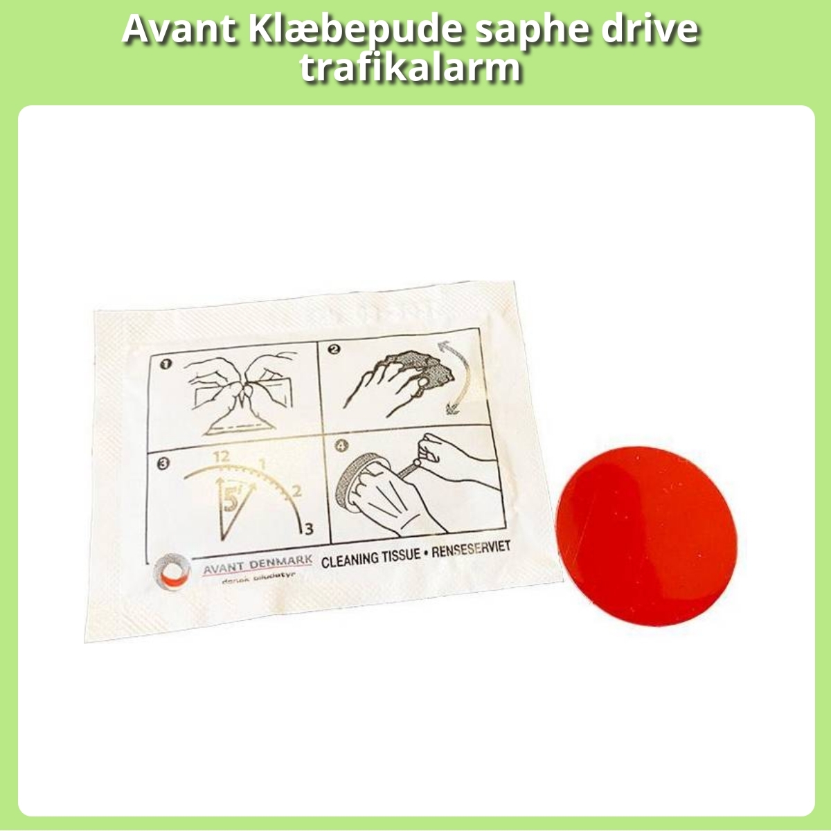 Anmeldelse af Avant Klæbepude saphe drive trafikalarm