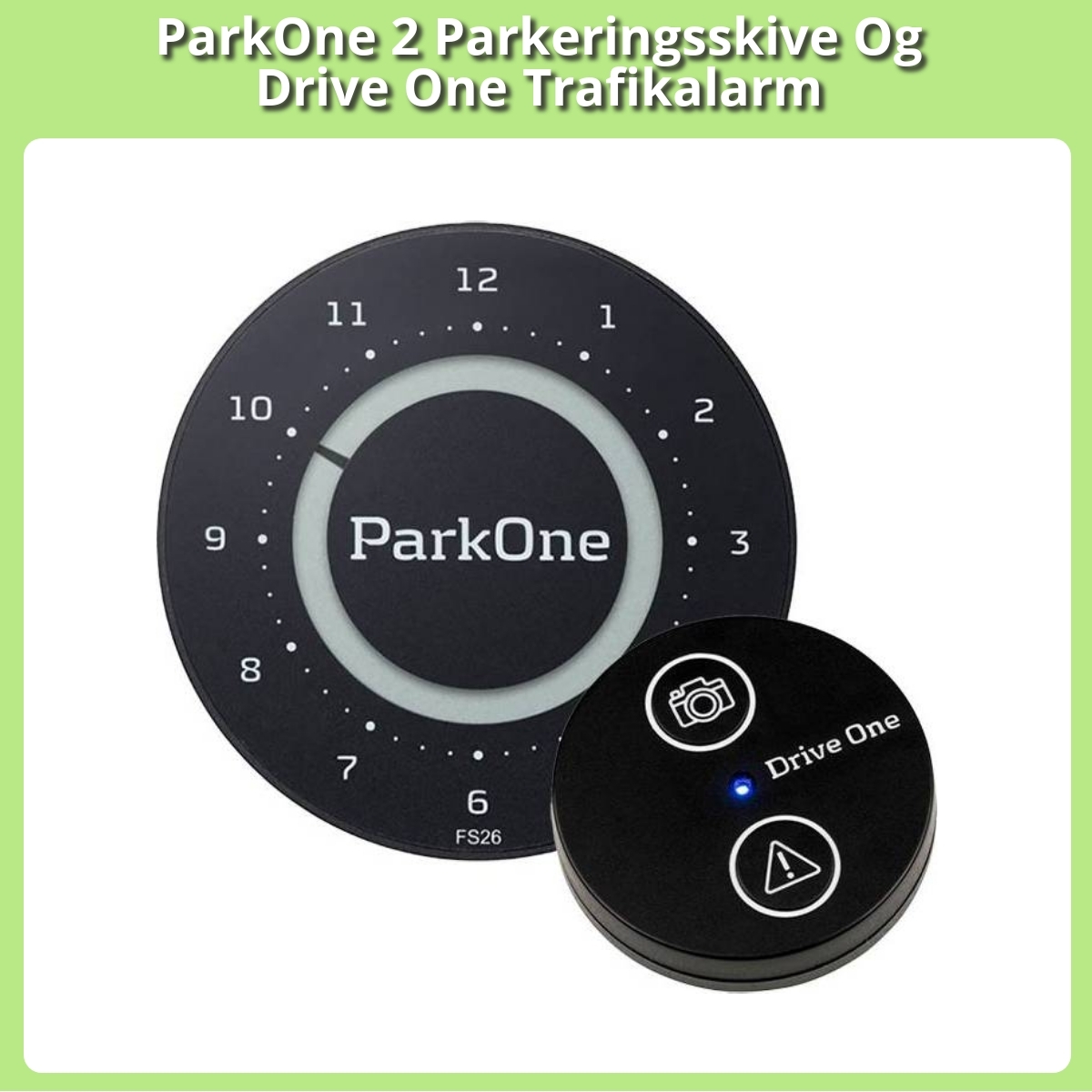 Anmeldelse af ParkOne 2 Parkeringsskive Og Drive One Trafikalarm