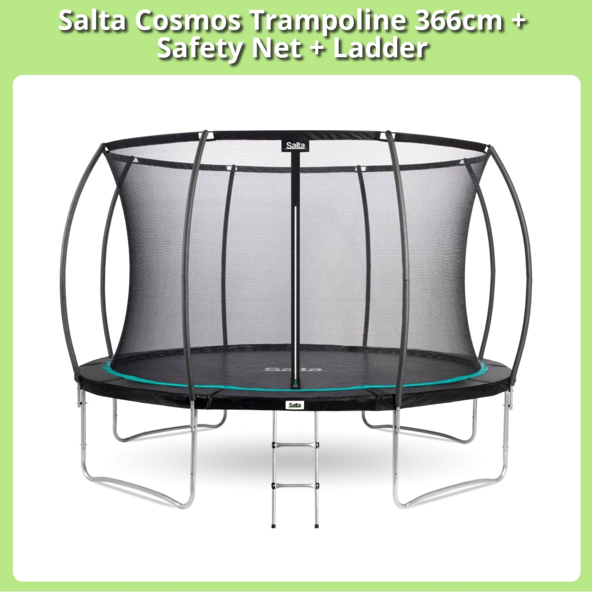 Anmeldelse af Salta Cosmos Trampoline 366cm + Safety Net + Ladder