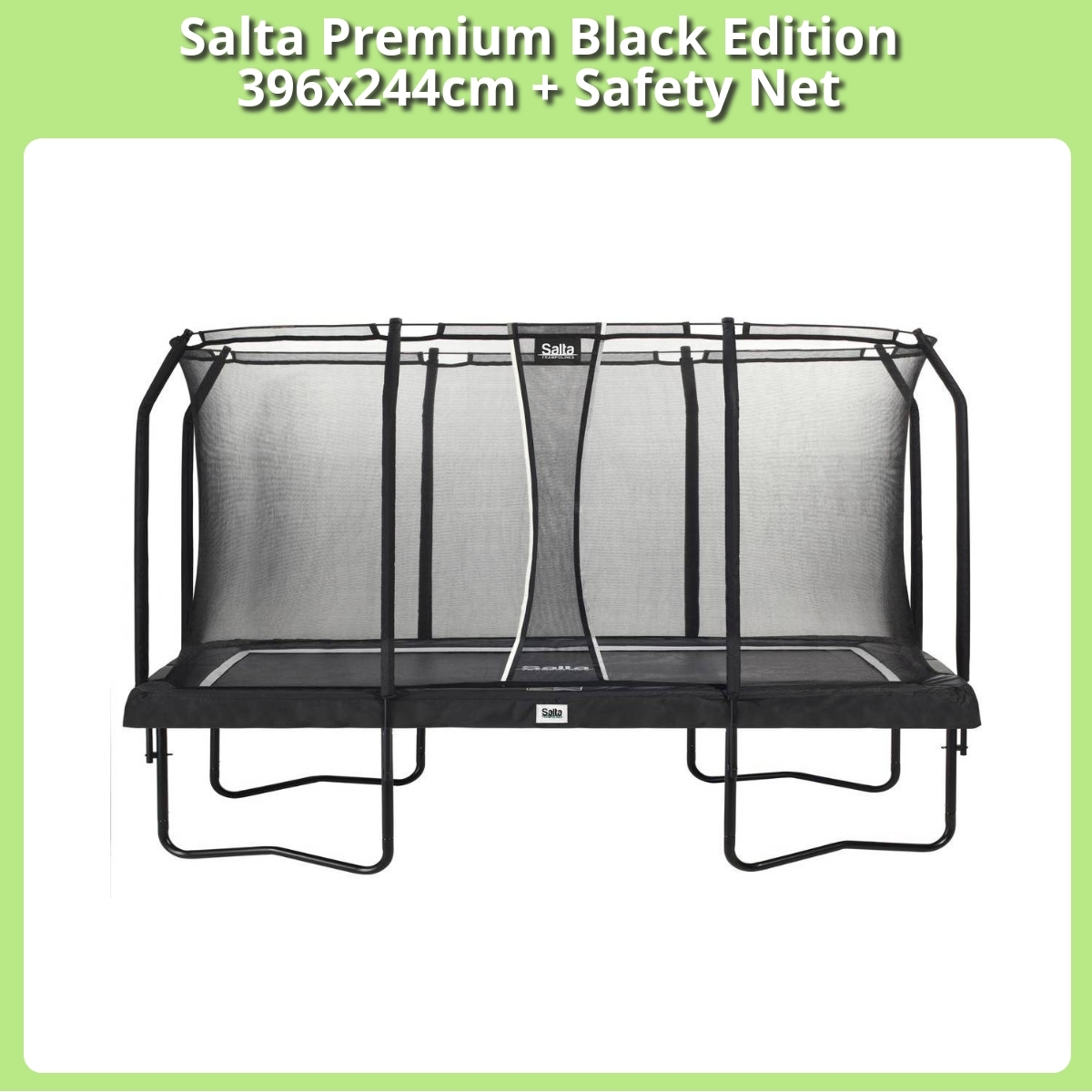 Anmeldelse af Salta Premium Black Edition 396x244cm + Safety Net
