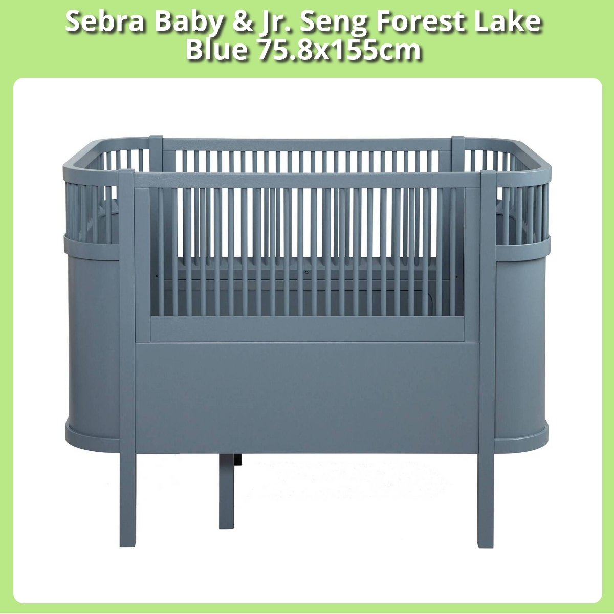 Anmeldelse af Sebra Baby & Jr. Seng Forest Lake Blue 75.8x155cm
