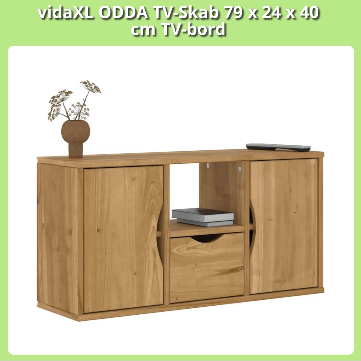 Anmeldelse af vidaXL ODDA TV-Skab 79 x 24 x 40 cm TV-bord