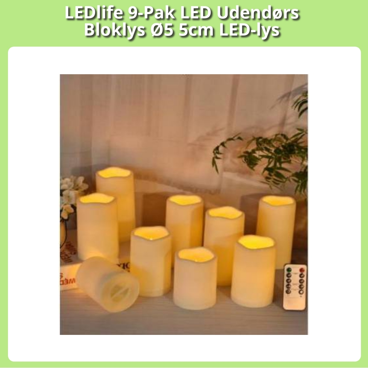 Anmeldelse af LEDlife 9-Pak LED Udendørs Bloklys Ø5 5cm LED-lys