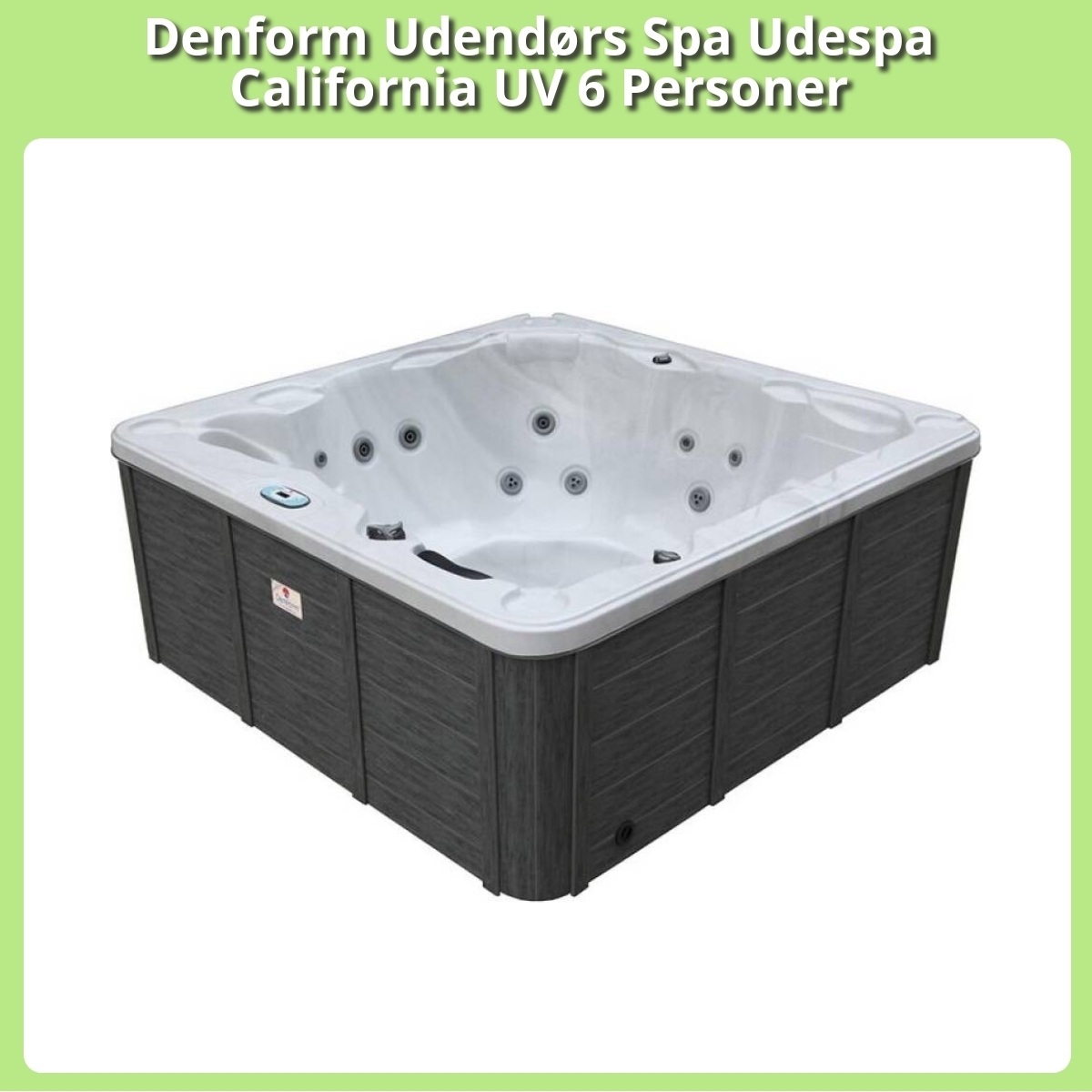 Anmeldelse af Denform Udendørs Spa Udespa California UV 6 Personer