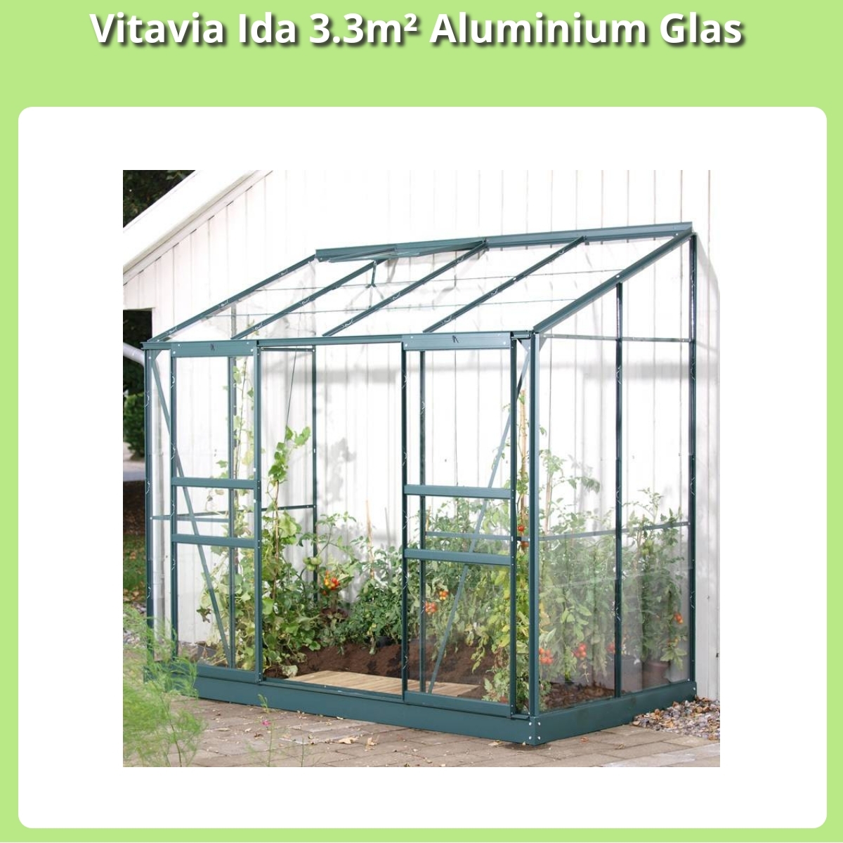 Anmeldelse af Vitavia Ida 3.3m² Aluminium Glas