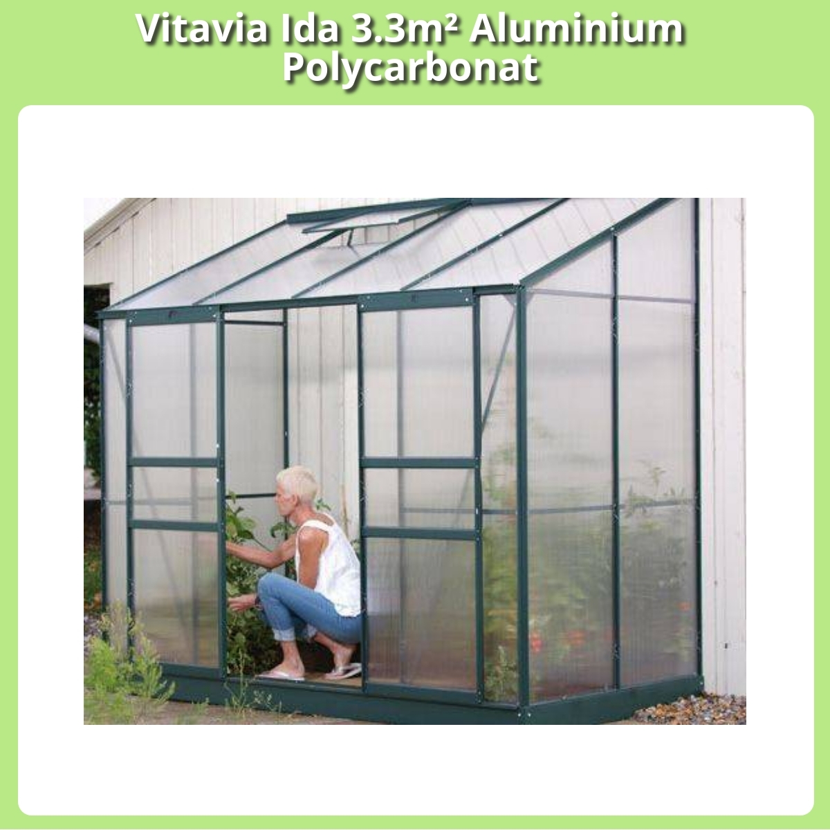 Anmeldelse af Vitavia Ida 3.3m² Aluminium Polycarbonat