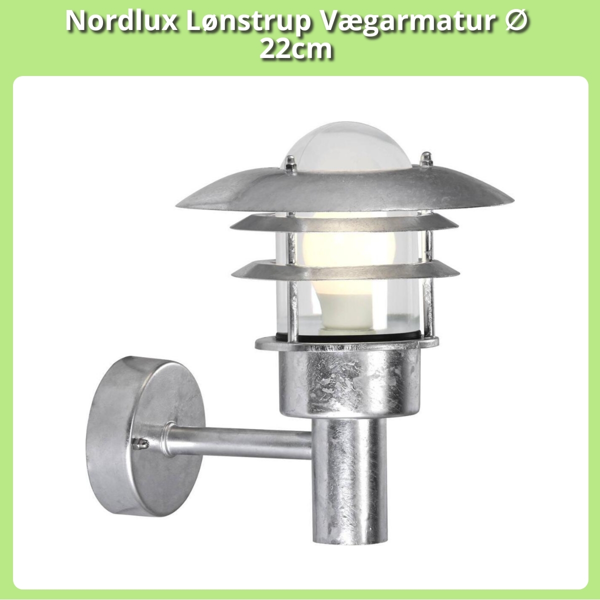 Anmeldelse af Nordlux Lønstrup Vægarmatur ∅ 22cm