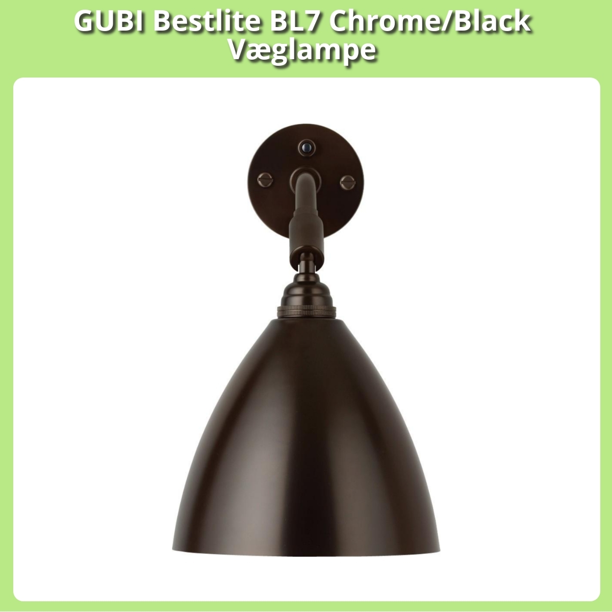 Anmeldelse af GUBI Bestlite BL7 Chrome/Black Væglampe