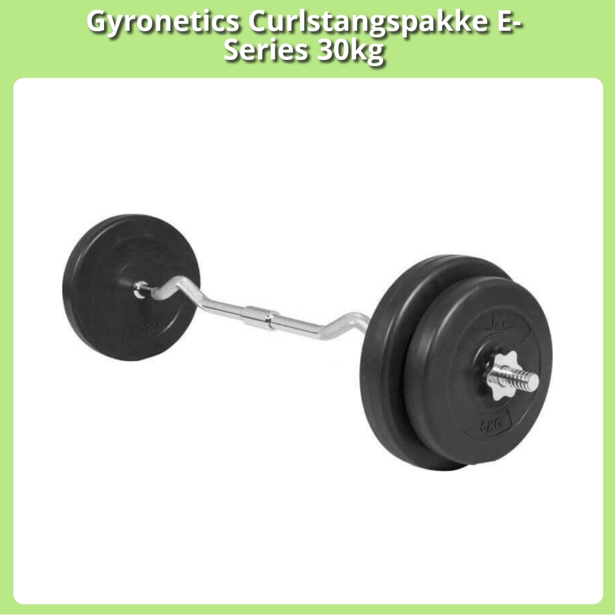 Anmeldelse af Gyronetics Curlstangspakke E-Series 30kg